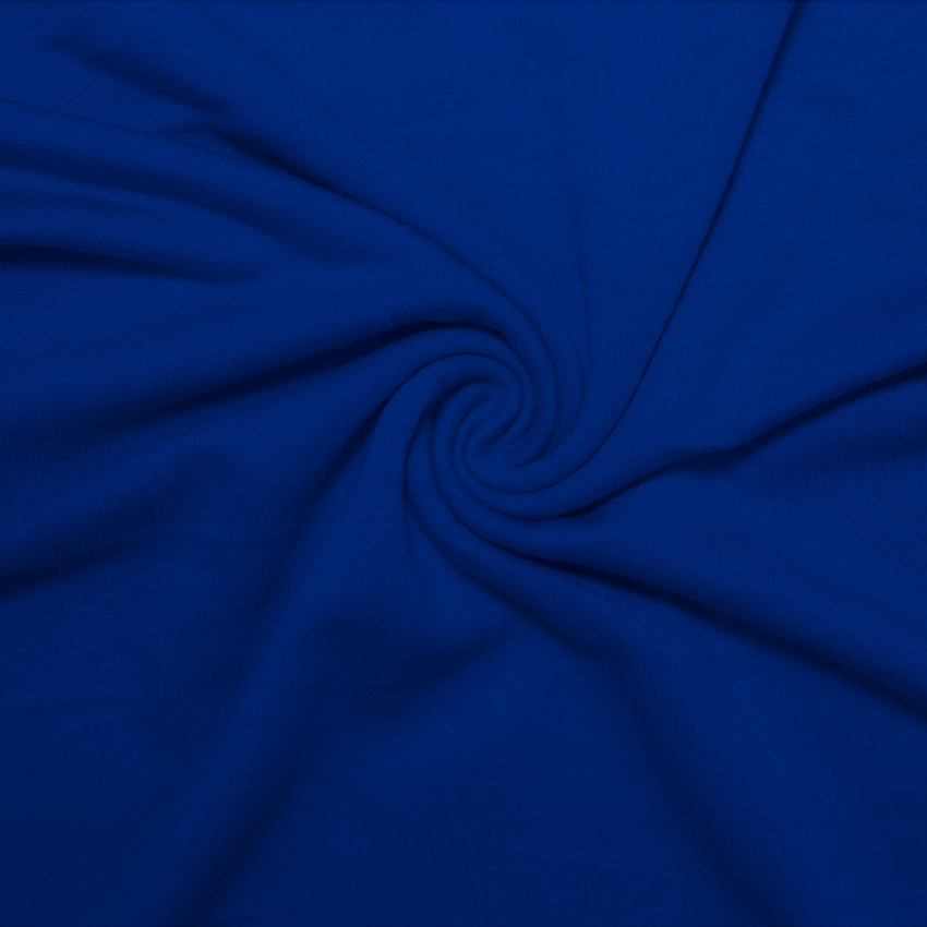 Frech Terry Rayon Spandex Dark Royal - Click Image to Close